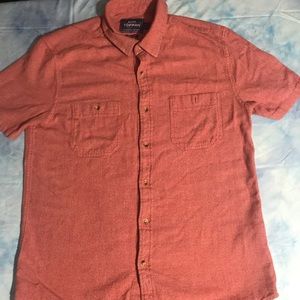 Topman red button up shirt